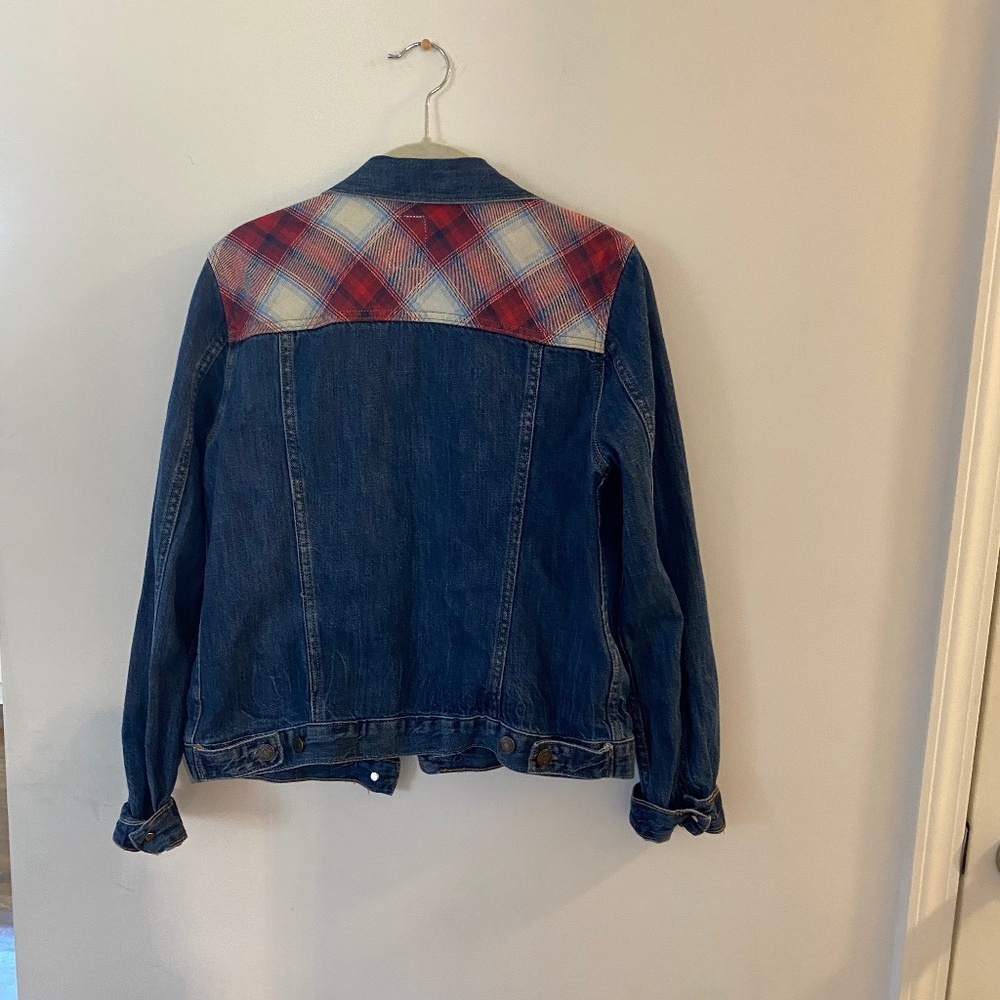 Gap Denim Jacket With Pendleton Wool - image 3